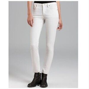 Theory White Skinny Pants
